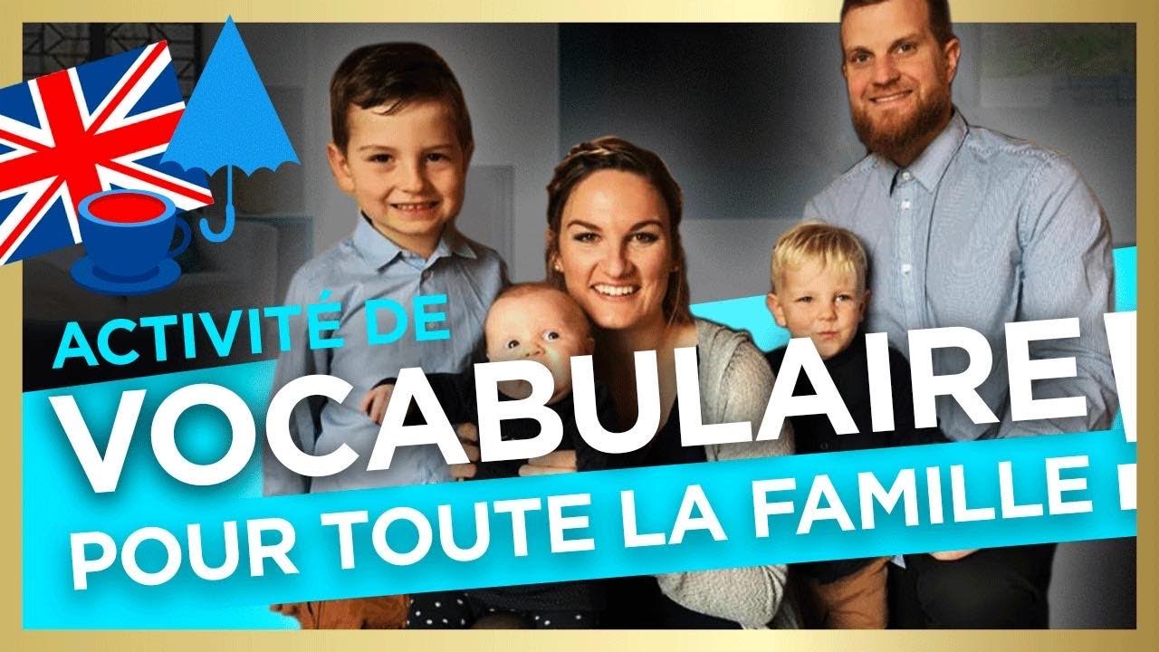Activité ludique en anglais pour toute la famille
