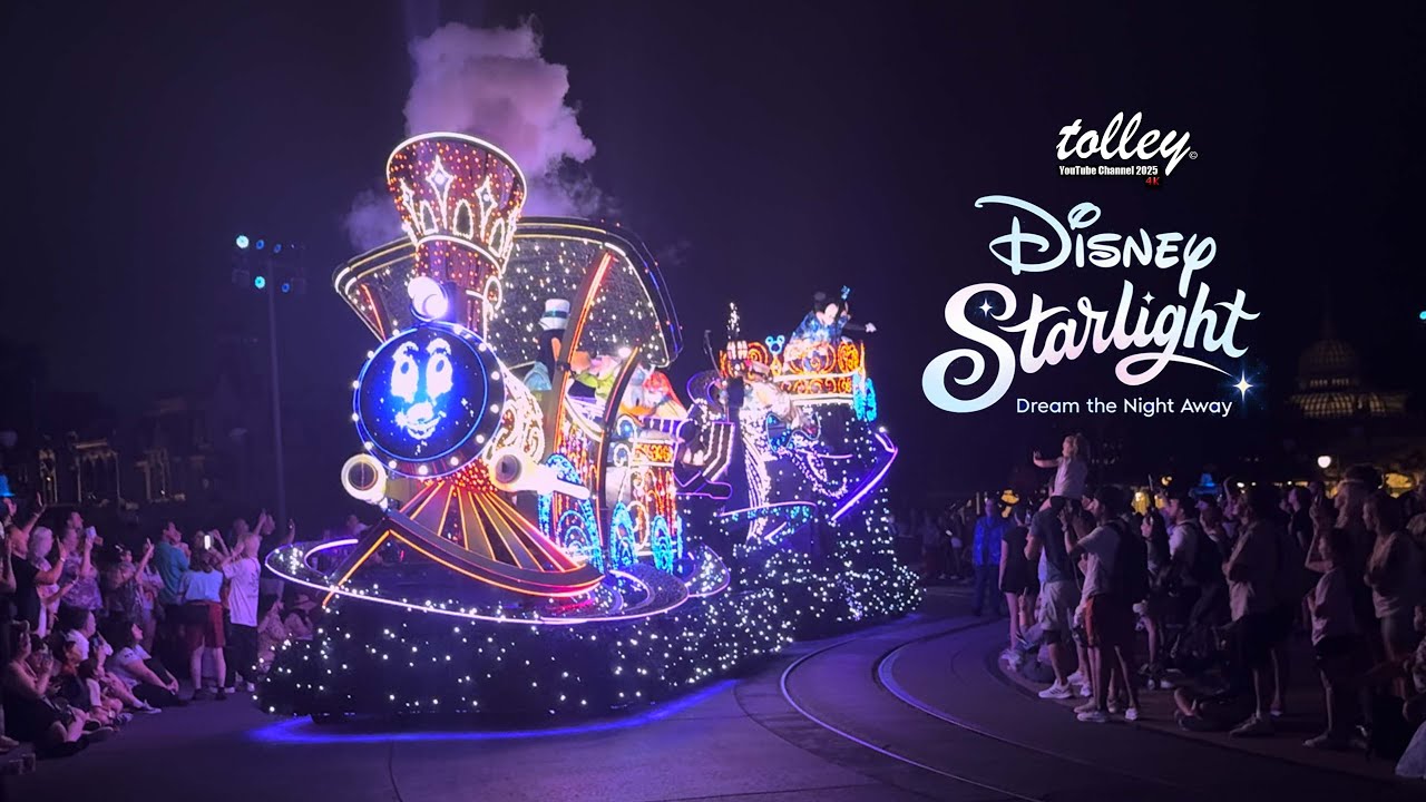New Disney Starlight Parade September 2025 at Magic Kingdom- 4K60 HDR ProRes Footage