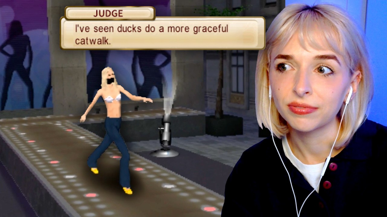 playing the america's next top model wii game from 2010
