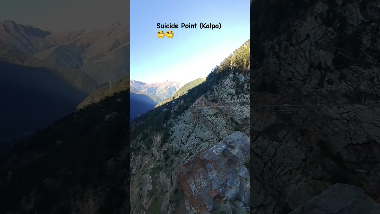 suicide point Kalpa Kinnaur #himachalpradesh #kinnaur #kalpa #roghi #shot #shotsvideo