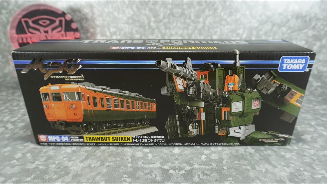 Unboxing: Takara Tomy Transformers Masterpiece Gattai MPG-04 Trainbot Suiken