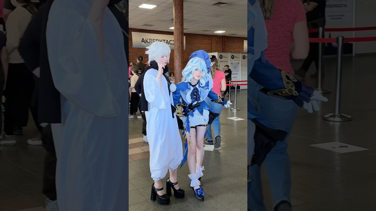 Wiosenne targi fantastyki w Warszawie🩵#cosplay #cosplayers #anime #targifantastyki #konwent #targi