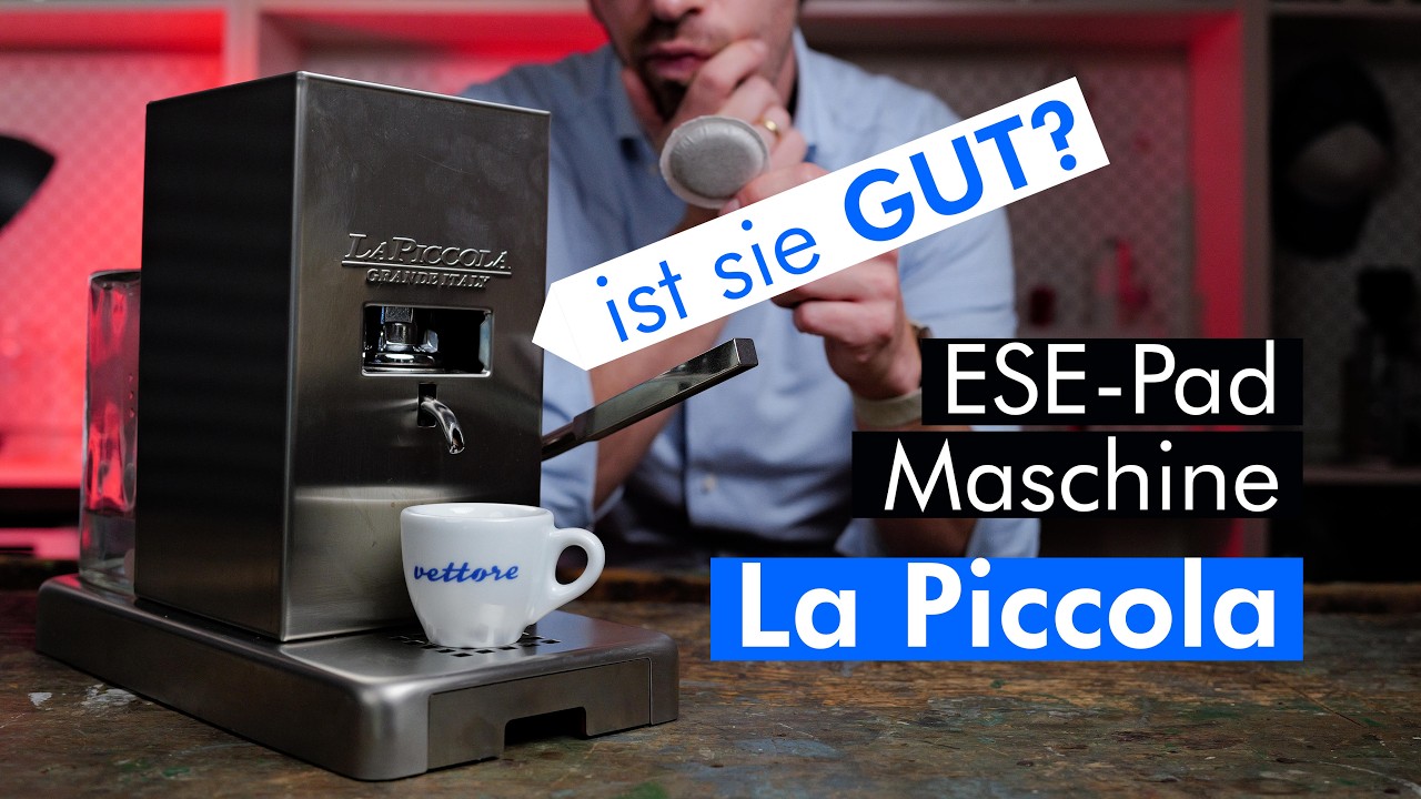 La Piccola ESE Pad Maschine - Macht sie GUTEN Kaffee ?