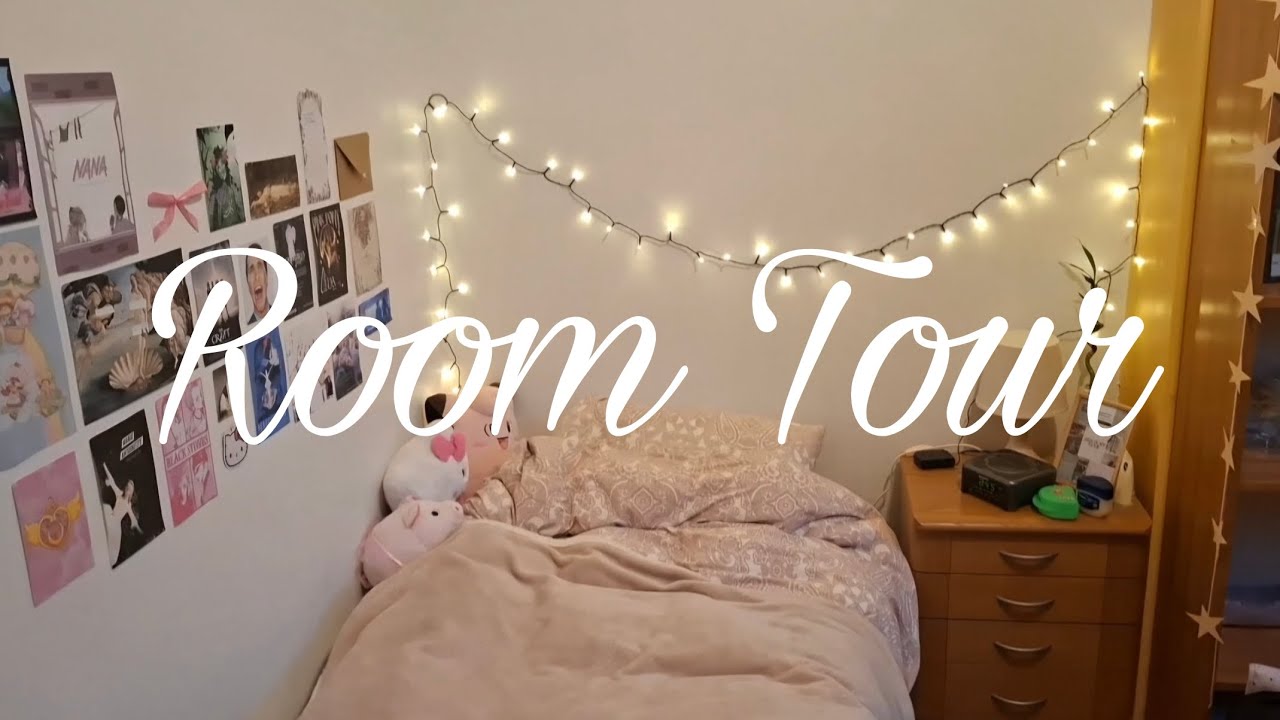 Dorm Room Tour 2025 ♡cute pink aesthetic pinterest inspired♡