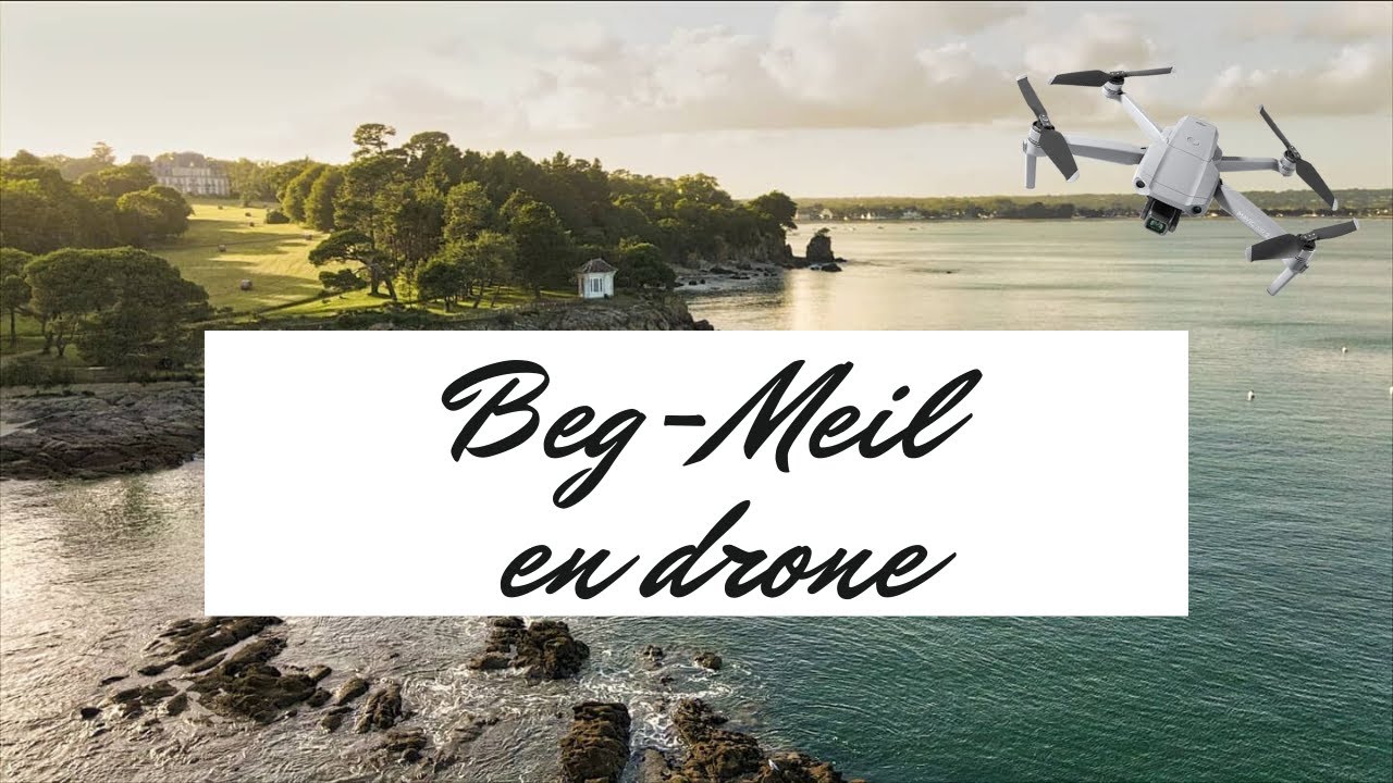 Une partie de Beg-Meil en drone