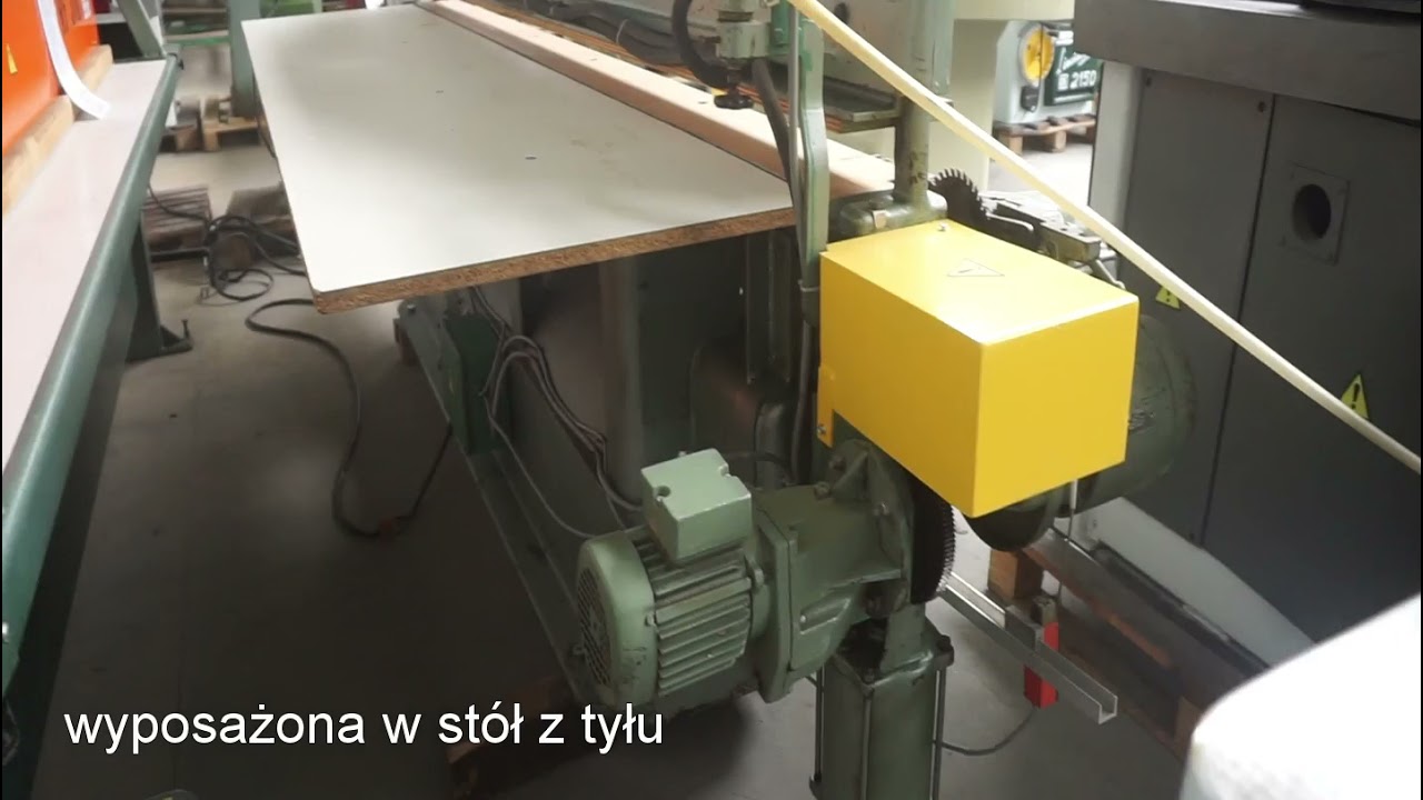 Piła do forniru SCHEER FM3 * MAR-MASZ maszyny stolarskie