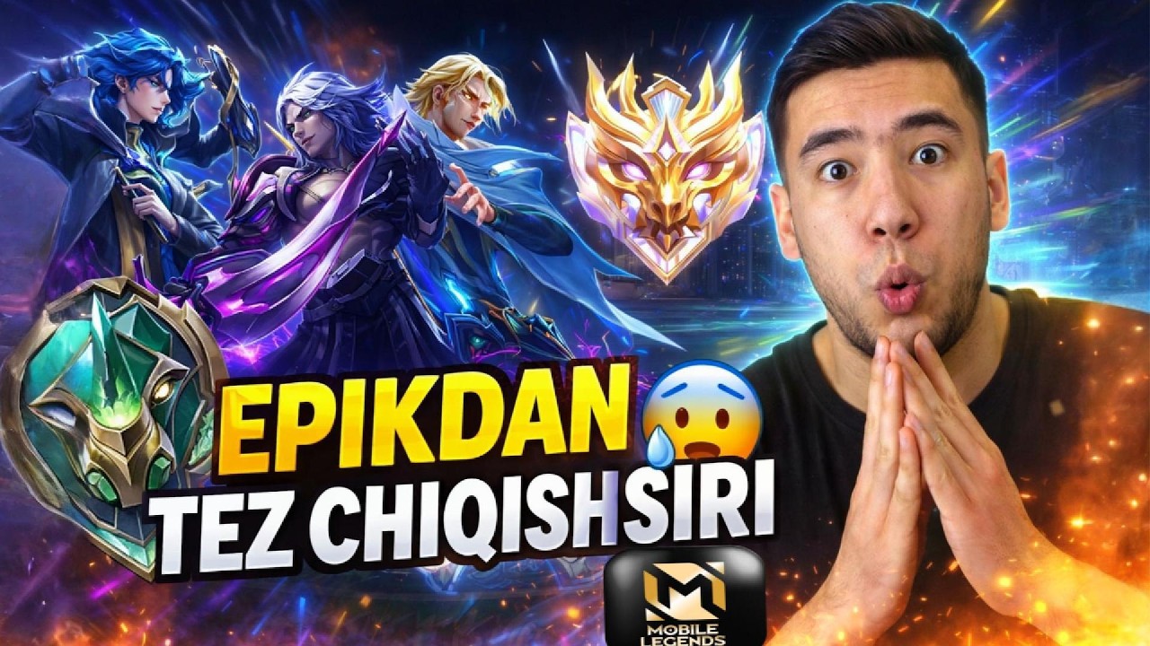 Yangi Sezon Meta! Epicdan Mifikgacha Oson Rank Ko‘taradigan 15 ta Qahramon | MLBB GUIEDE
