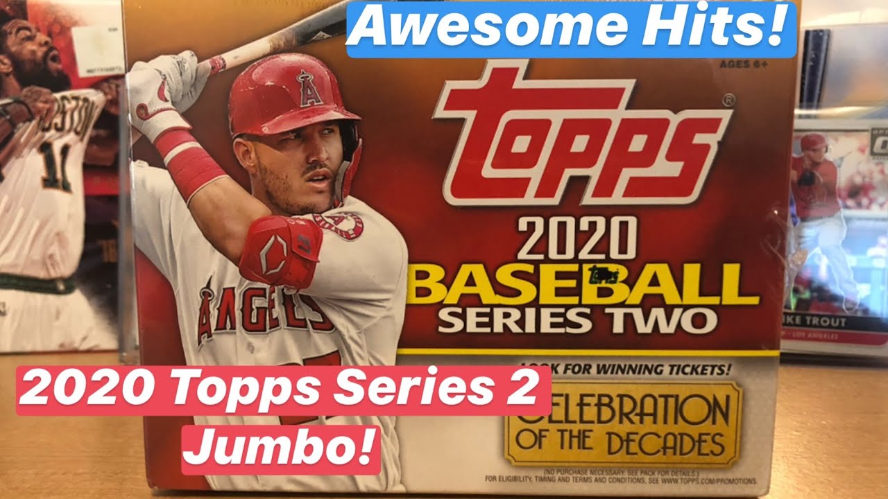 2020 Topps Series 2 JUMBO Hobby Box! ** Awesome Hit! **