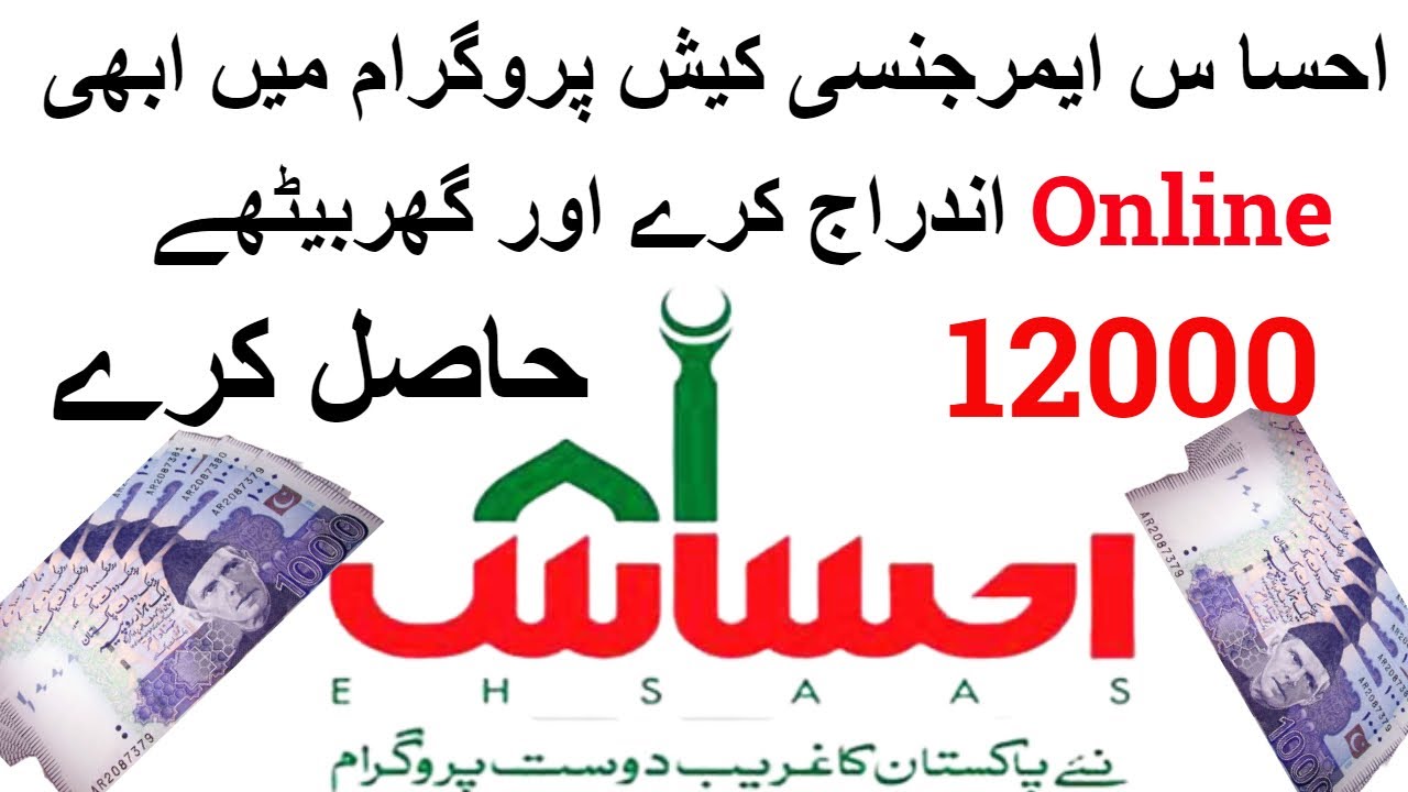 How to Applying Online for Ehsaas Emergency Cash Program
