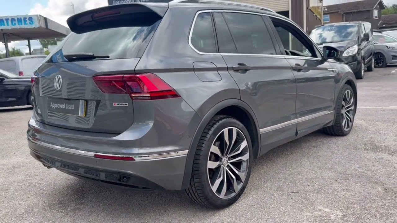2020 VOLKSWAGEN TIGUAN 2.0 TDI R-Line Tech SUV 5dr Diesel DSG 4Motion Pan Roof and Full Leather.
