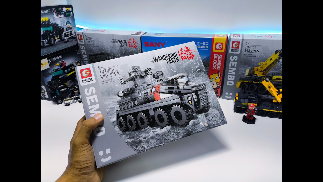 Unboxing Lego MILITARY TRUCK! Oleh Seri SEMBO The Wandering Earth