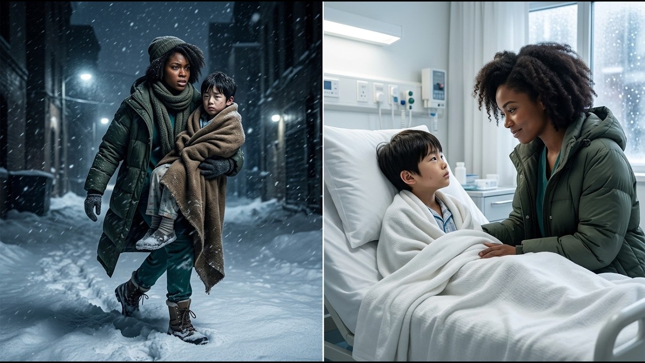 Black Woman Saved A Boy Freezing In The Snow Unaware He Was The Korean Mafia Boss Lost Child