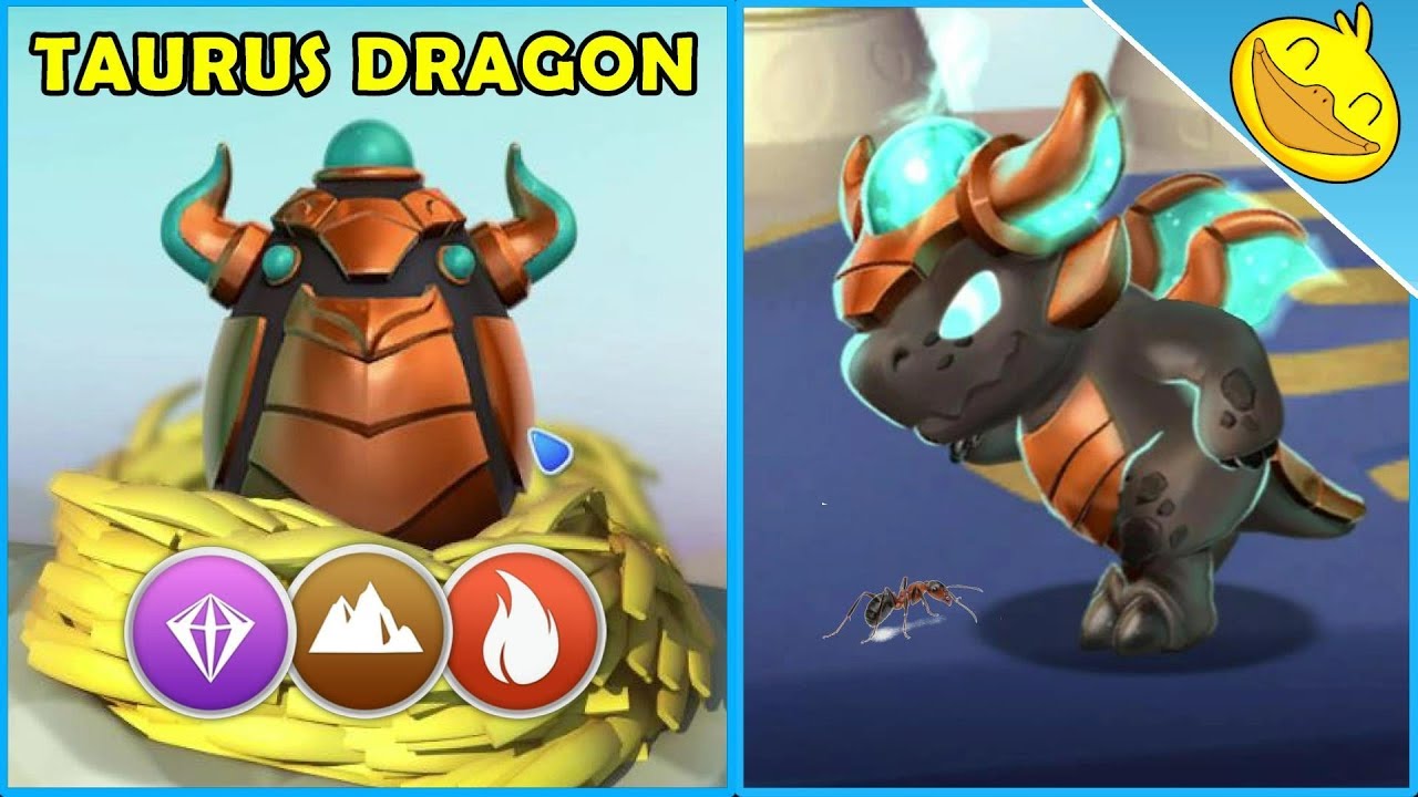 Legendary TAURUS DRAGON Hatching! ROCK DRAGON 