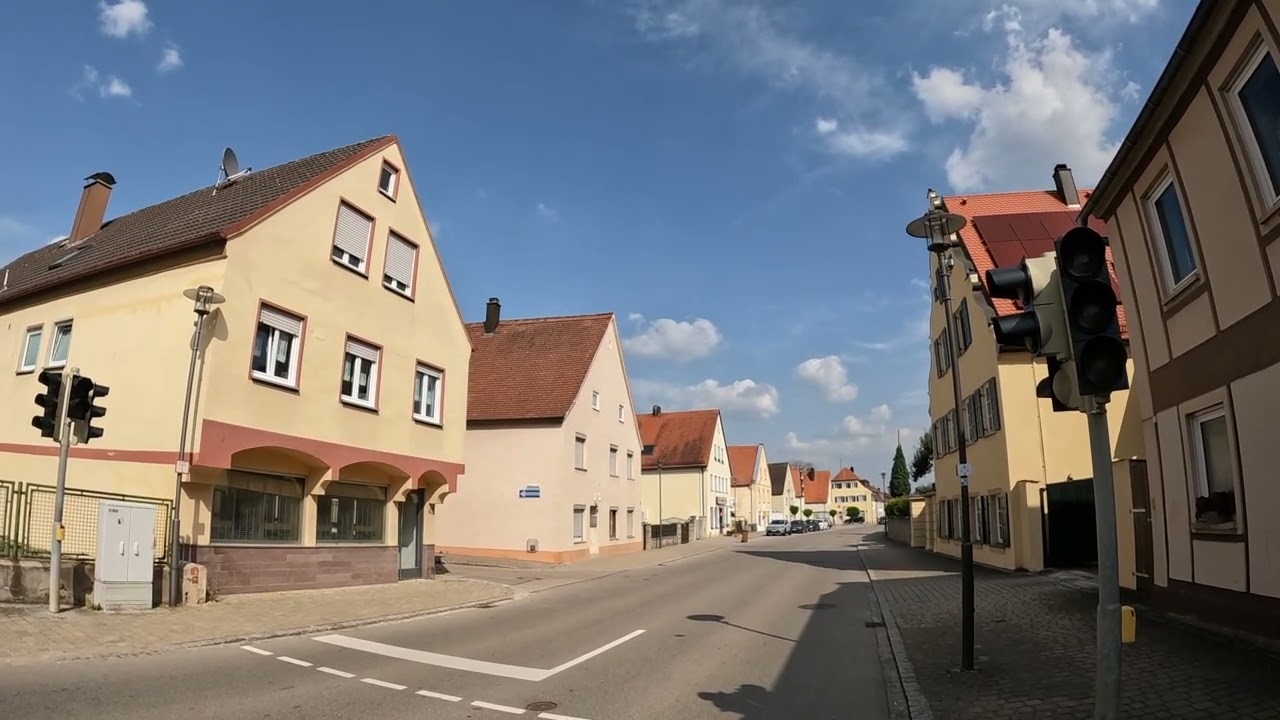 D: Wallerstein. Schwaben. Eindrücke aus der Ortsmitte. August 2025