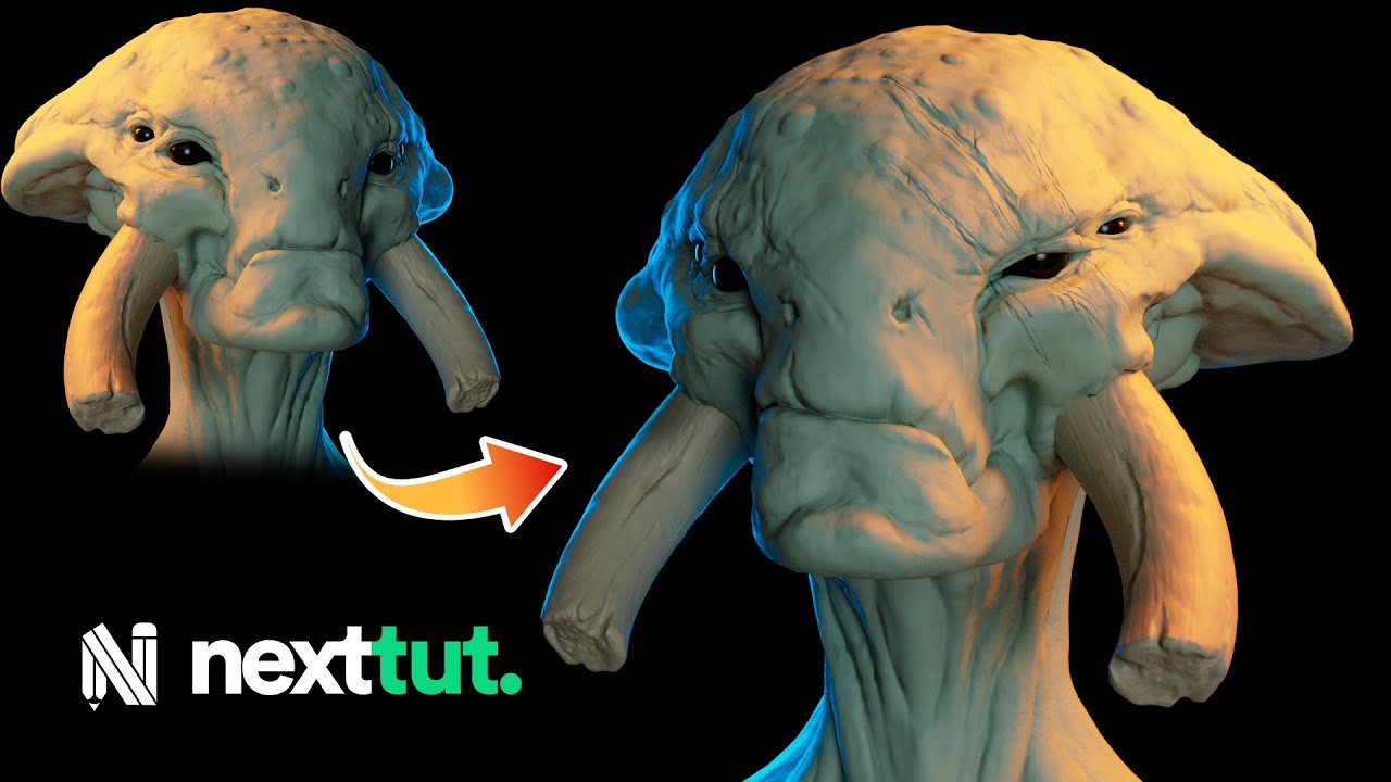 Смешивание Maya и смешивание нормалей со слоями Maya и Zbrush