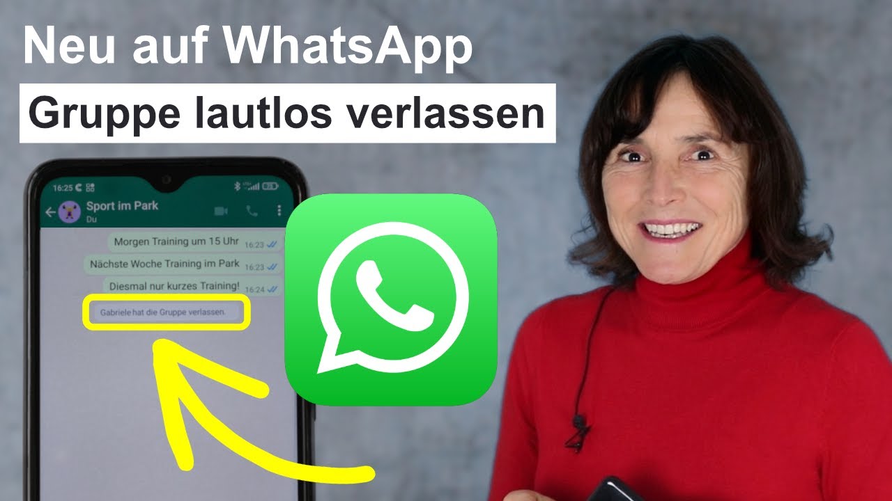 Neu auf WhatsApp: Eine WhatsApp Gruppe lautlos verlassen.