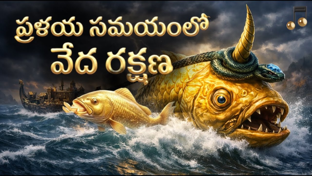 “ప్రళయ రక్షకుడు శ్రీ మత్స్య దేవుడు” -  Lord Vishnu First Avatar Song