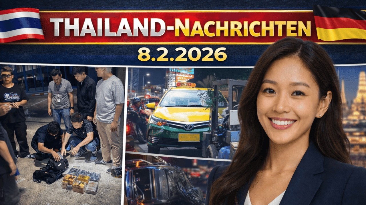 THAILAND Nachrichten: 🗳️ Wahl-Krimi! | 📉 Gold-Schock | 🚨 Polizei-Einsatz Pattaya 08.02.2026 🇹🇭