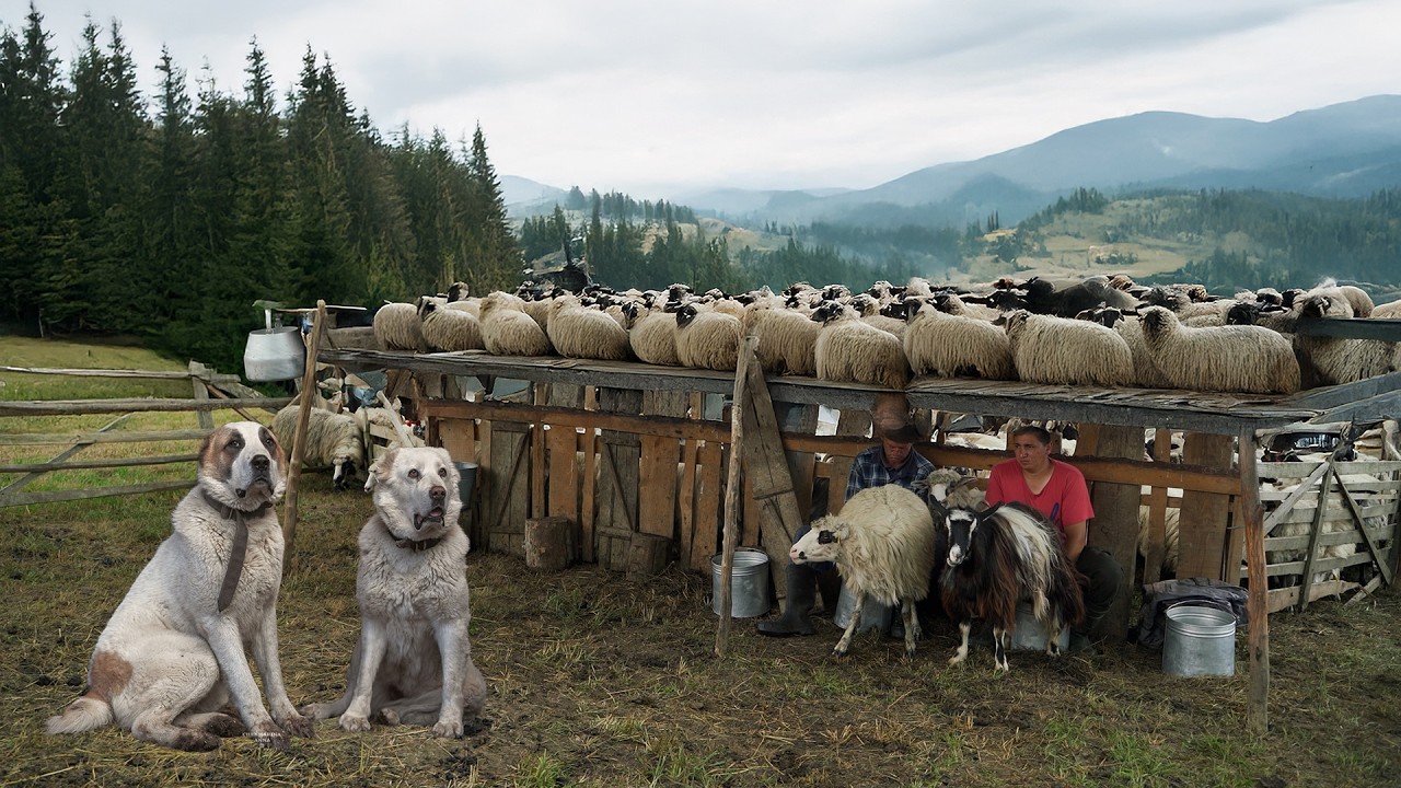 Life in Total Isolation: Shepherding 750 Sheep in the Remote Carpathians