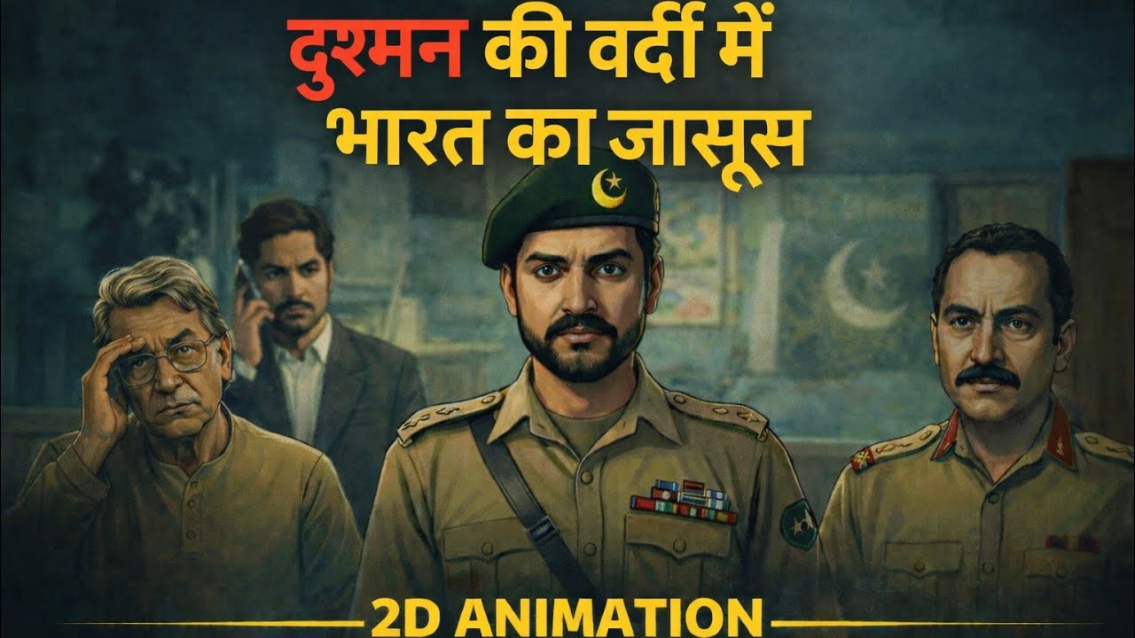 Black Tiger: दुश्मन की वर्दी में भारत का जासूस | 2D Animation Story