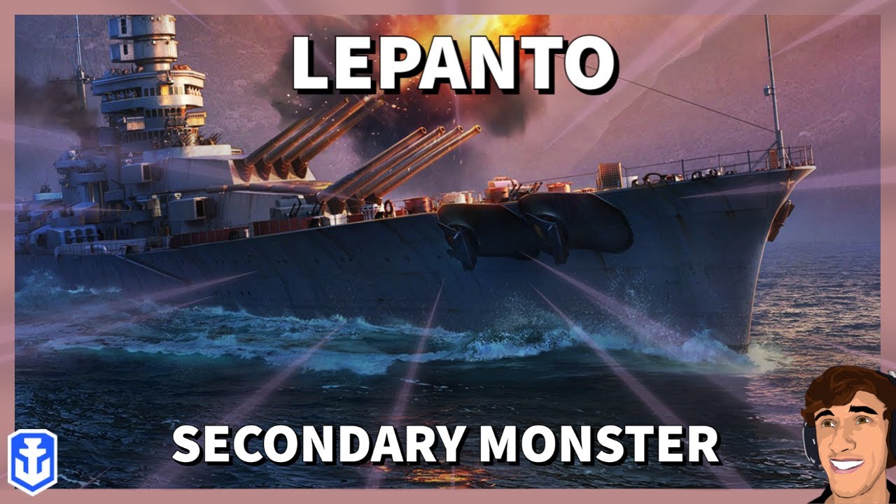Lepanto, SAP Secondaries Are Insane....in World of Warships Legends 4K