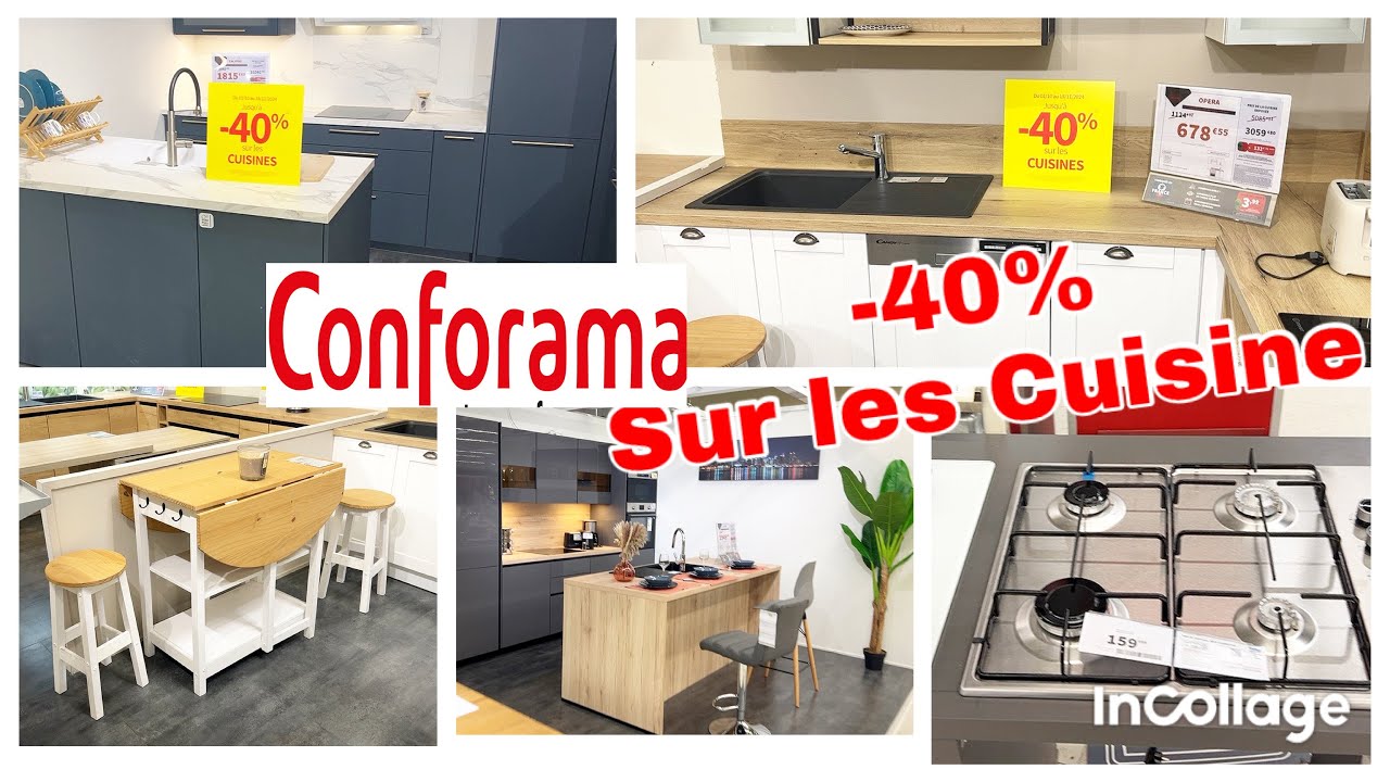 🔥🎉 CONFORAMA  -40%  SUR LES CUISINE  ✅ 14 octobre 2024