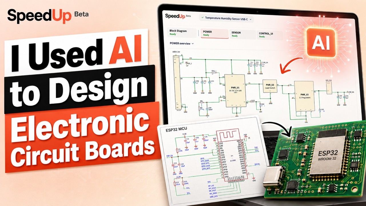 I Used AI to Design a Circuit Board&hellip; This Is Crazy! | SpeedUp AI