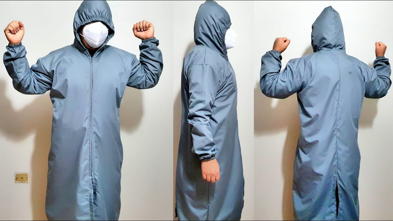 Confección de TRAJE PROTECTOR IMPERMEABLE con Capucha #Tutorial