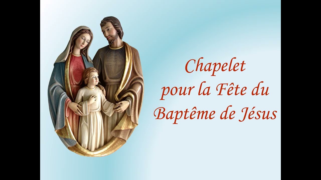Chapelet pour le Baptême de Jésus