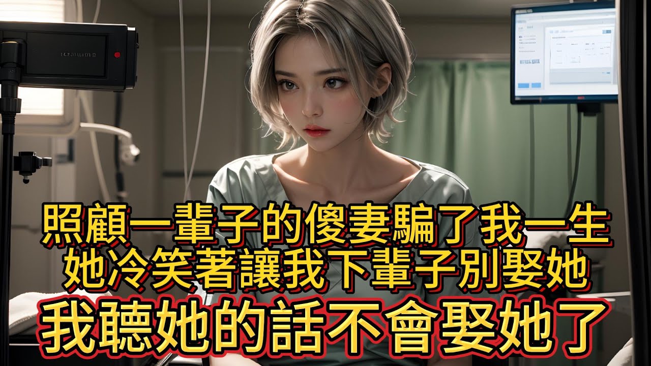照顧一輩子的傻妻騙了我一生，她冷笑著讓我下輩子別娶她，我聼她的話不會娶她了。