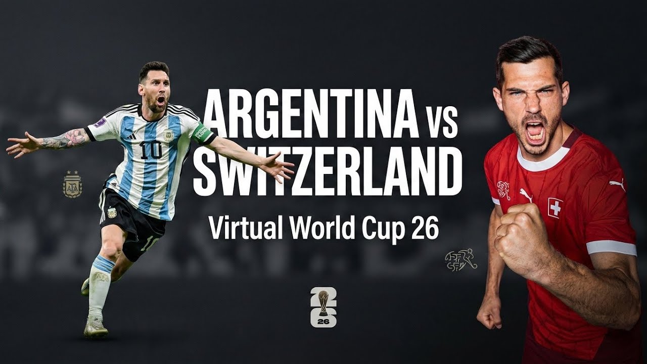 Argentina vs Switzerland | Virtual World Cup 26 | Group Stage
