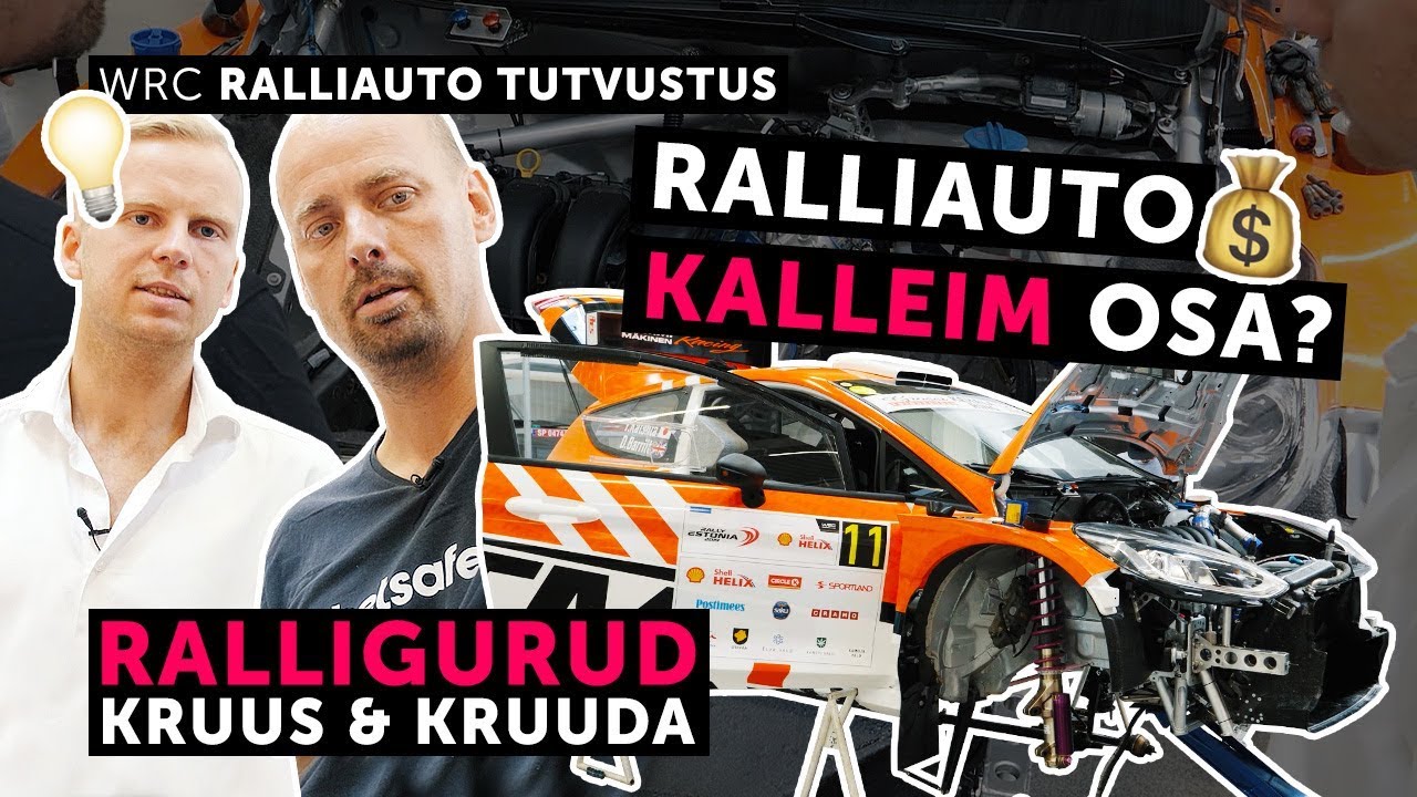 Ford Fiesta R5: palju on RALLIAUTOL hobujõude? KRUUS ja KRUUDA tutvustavad teile tuttuut ralliautot.