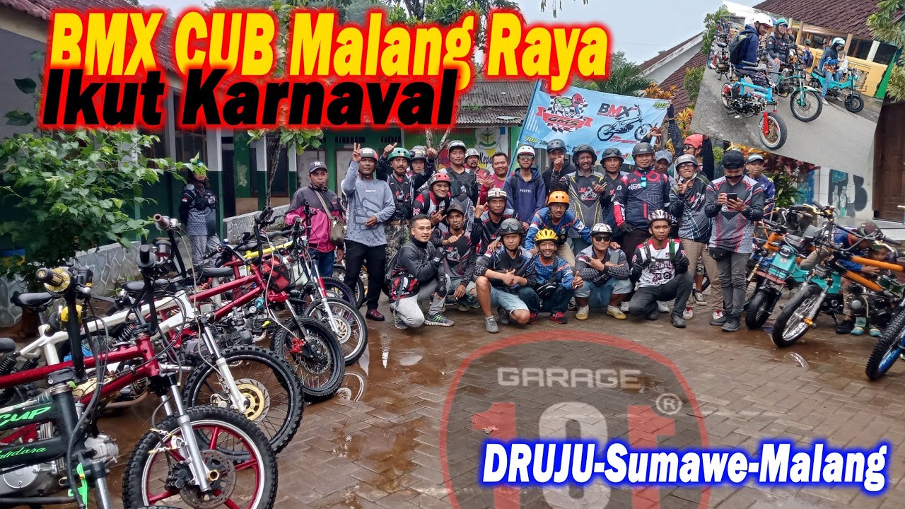 BmX cub Malang Raya ikutan karnaval di Druju-sumawe-malsel #bmxcub
