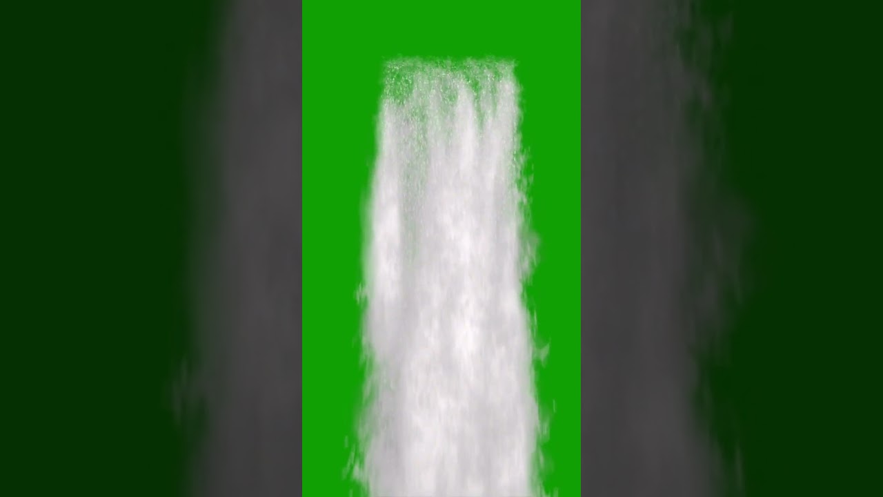 Waterfall Green Screen #greenscreen #overlays #loop #greenscreeneffects