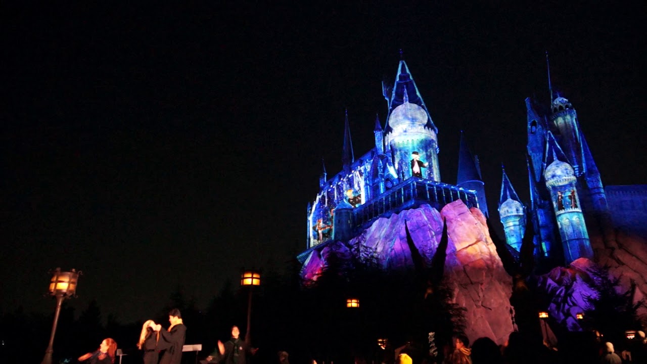 USJ Hogwarts Night Show [Christmas Festival 2017]