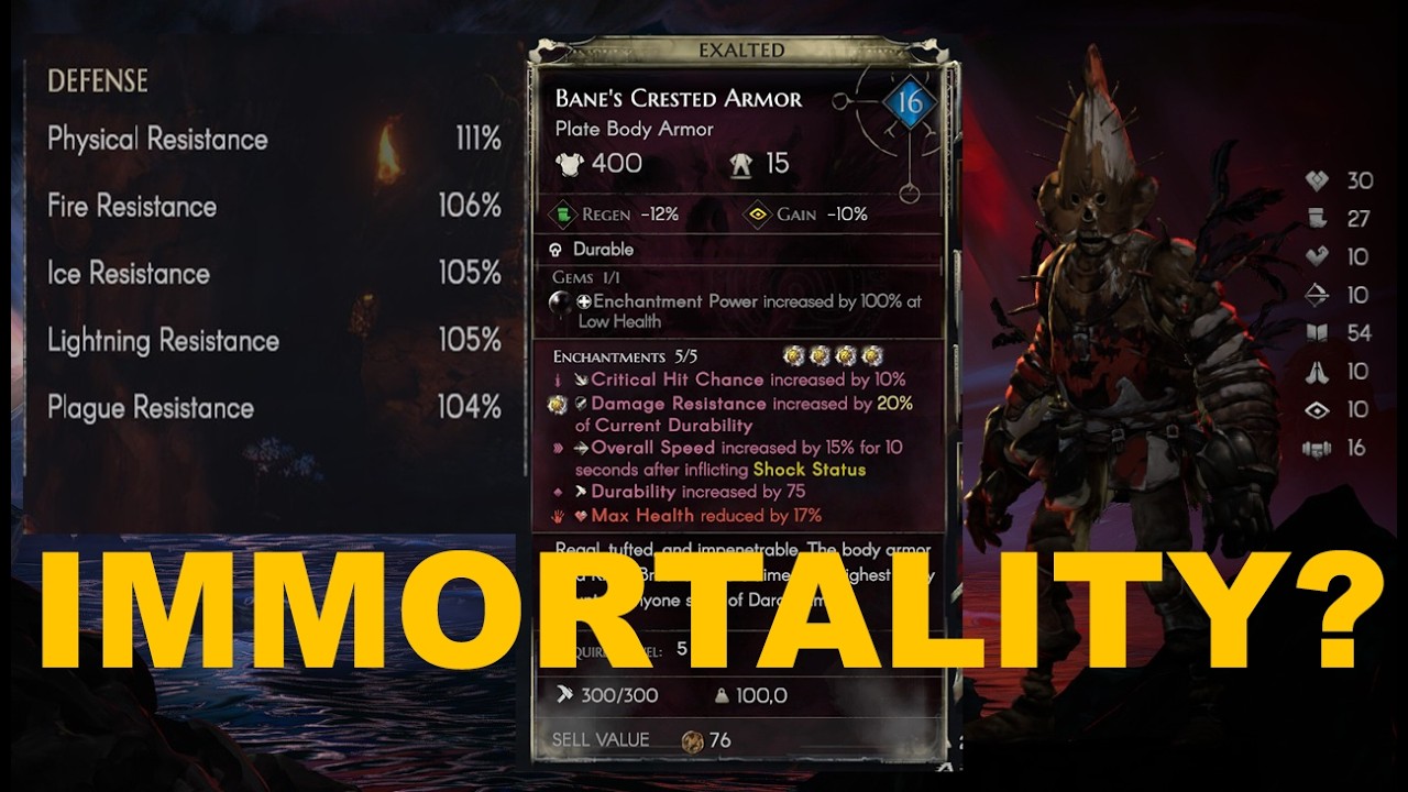 Immortality in No Rest for the Wicked