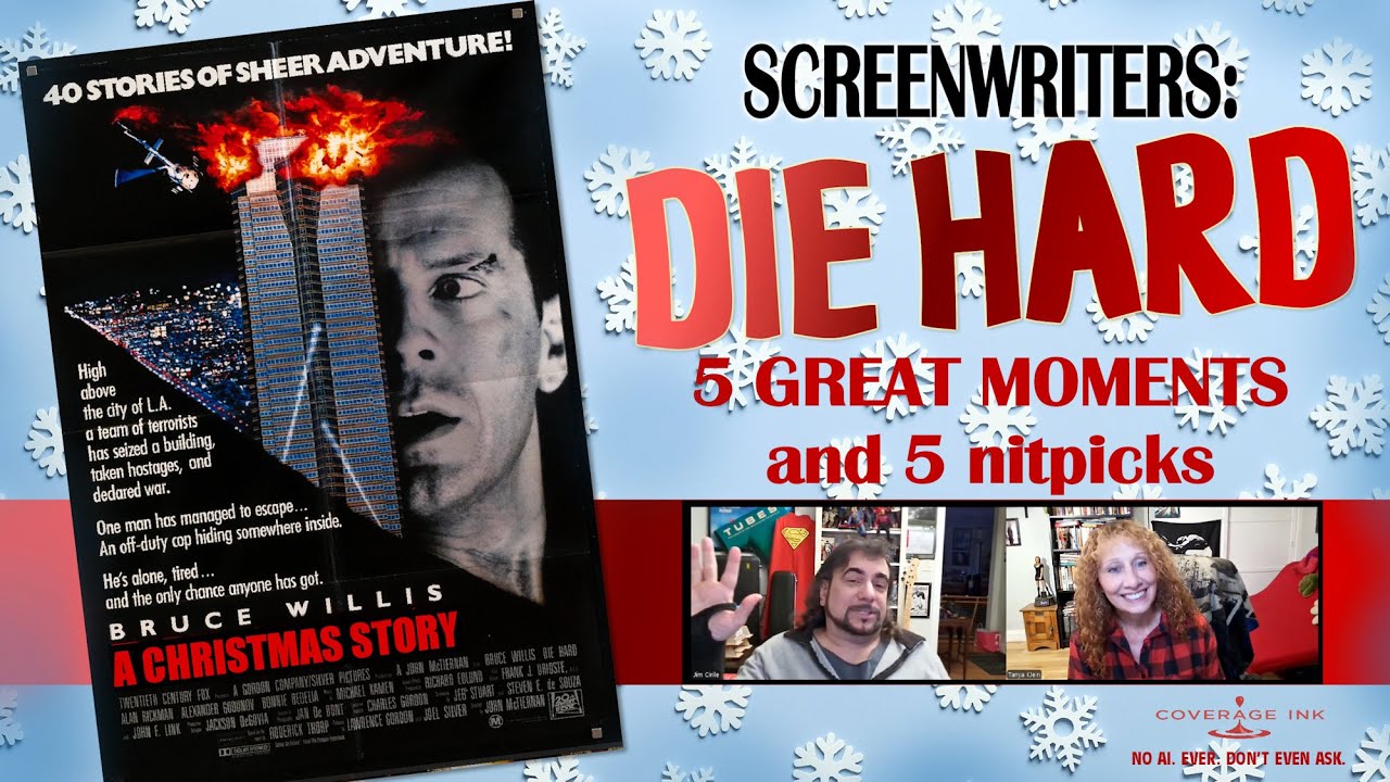 Revisiting Die Hard: Five Great Moments, a Few Nitpicks, and: Does It Christmas?  #screenwriting