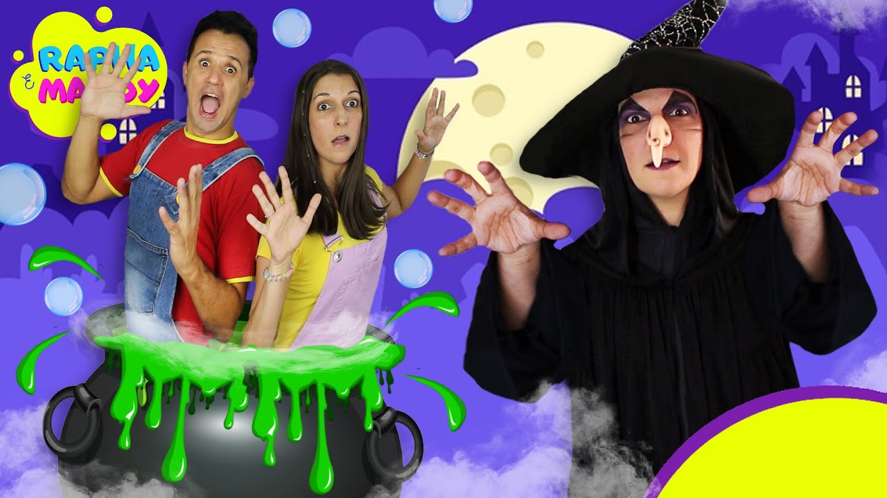 A BRUXA MALVADA - 3 v&iacute;deos divertidos para crian&ccedil;as - Rapha e Mandy