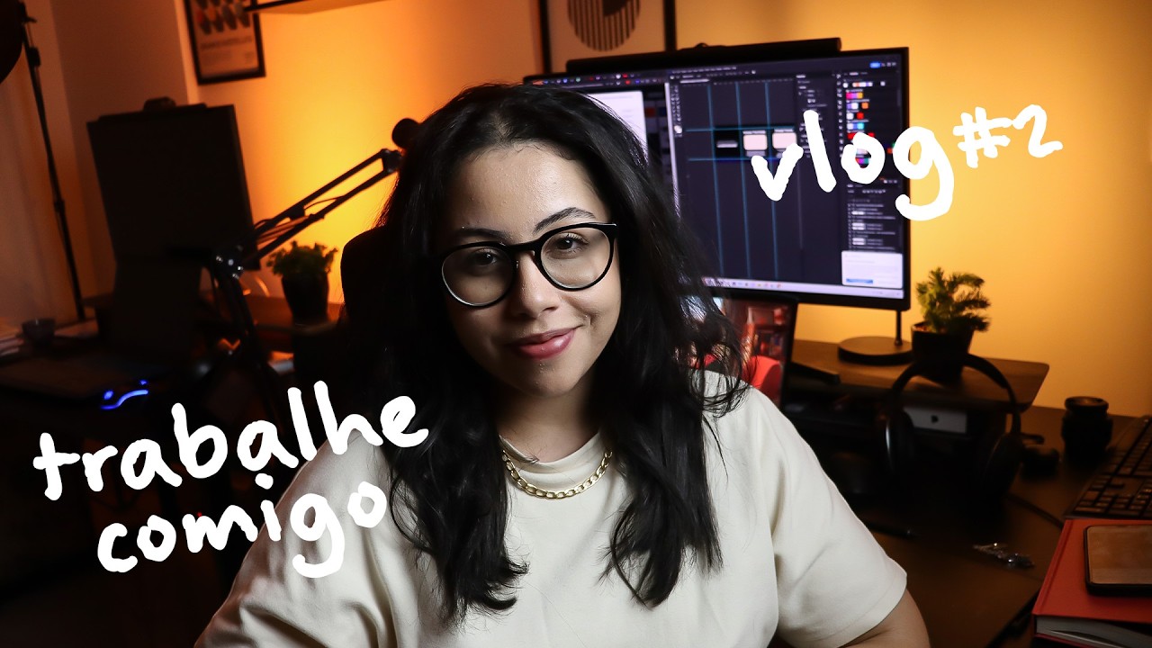 Trabalhe um dia comigo | VLOG um dia como designer gr&aacute;fico
