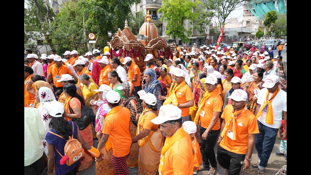 18th Rath Pad yatra Sangh Shahibag to Kaiyaldham