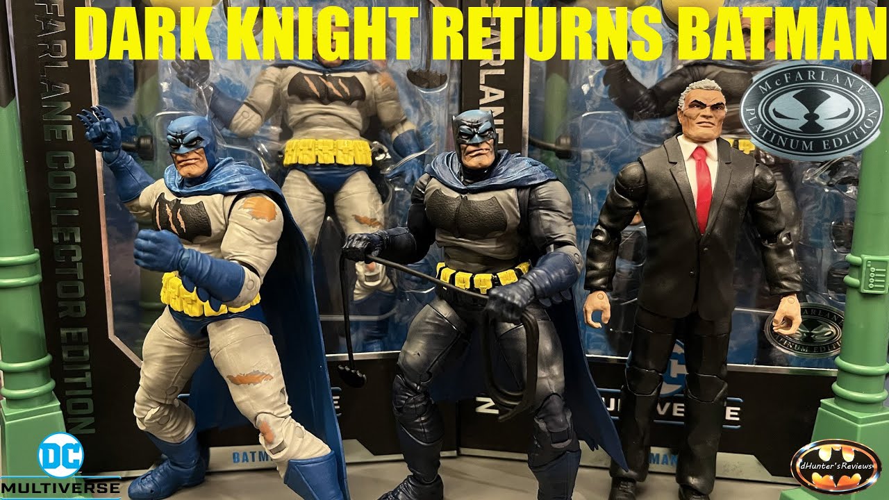 Обзор коллекционной фигурки McFarlane DC Multiverse Platinum Batman: The Dark Knight Returns