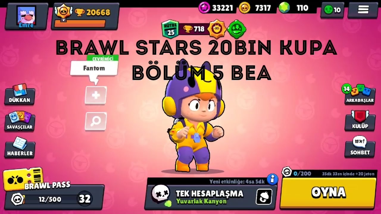 Brawl Stars 20Bin Kupa Savaşları #5