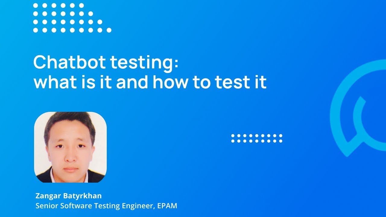Chatbot testing: what is it and how to test it