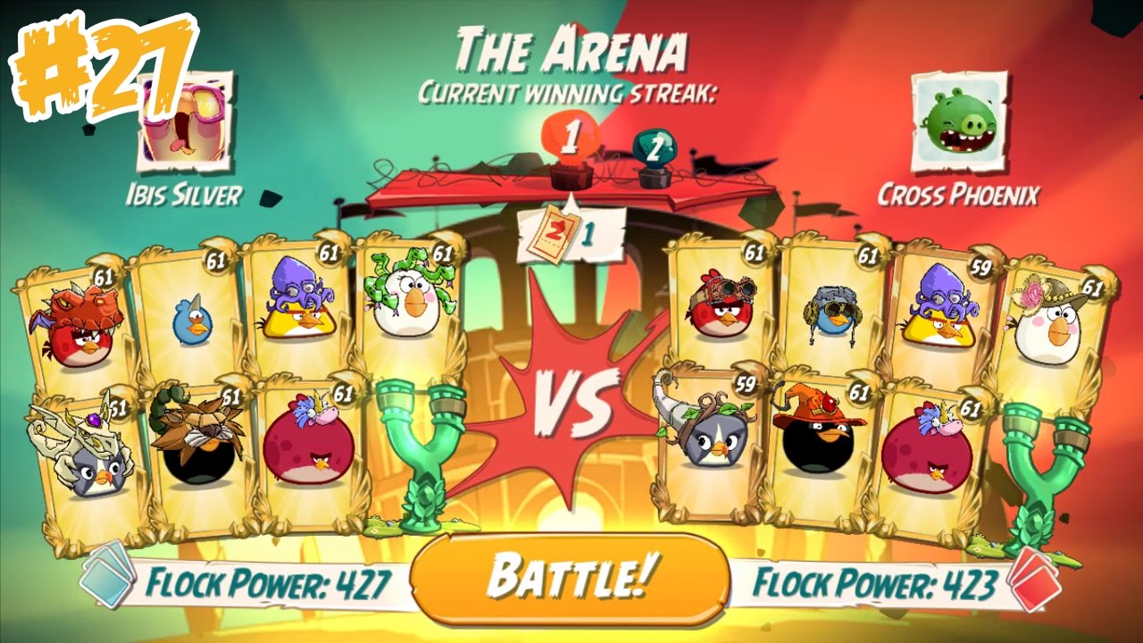 ANGRY BIRDS 2 THE ARENA – 7 LEVELS Gameplay Walkthrough Part 27