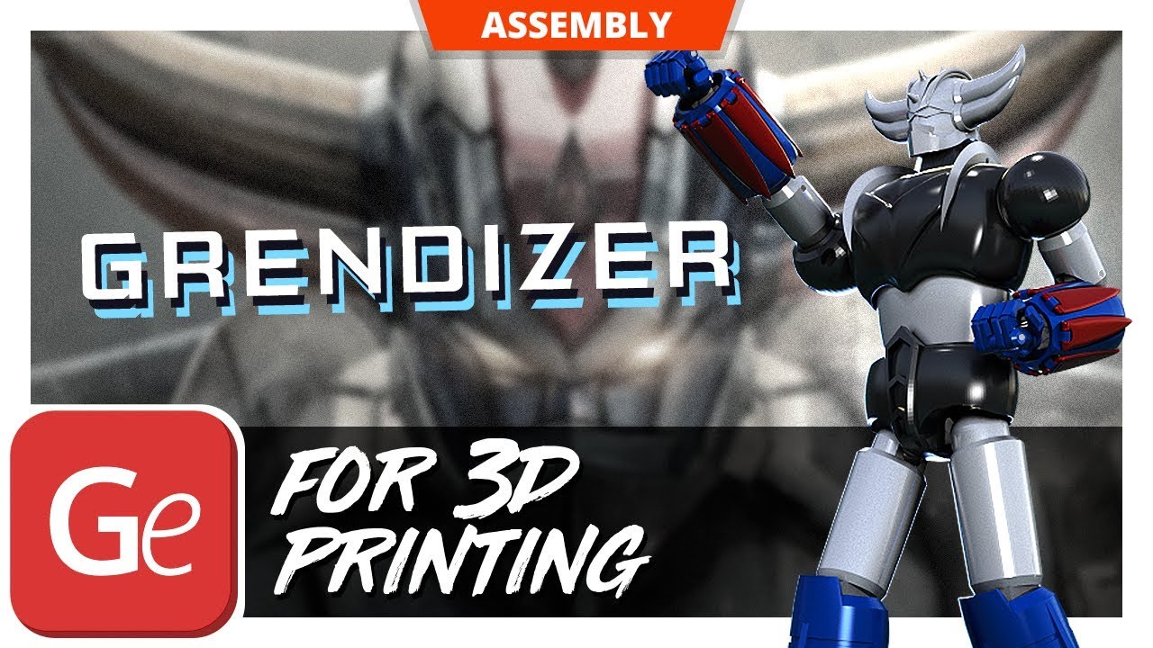 Grendizer 3D Printing Model | Assembly by Gambody