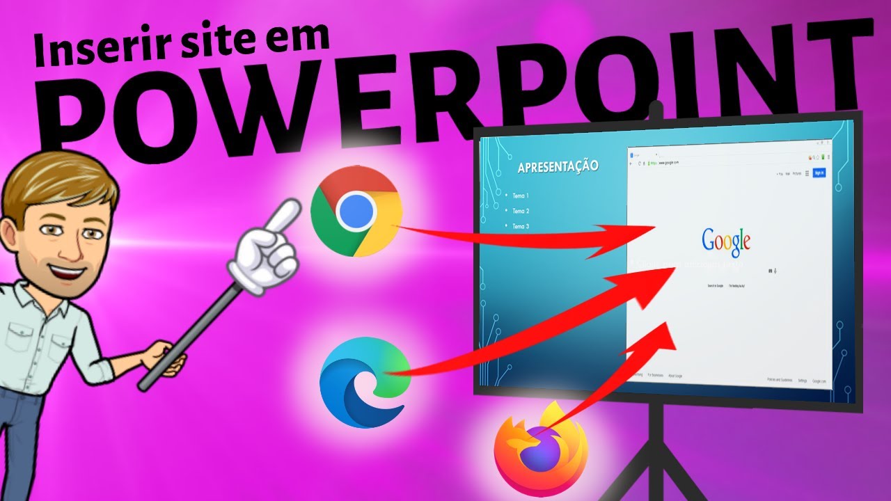 Web Viewer: Ver páginas da INTERNET no powerpoint (PPT)