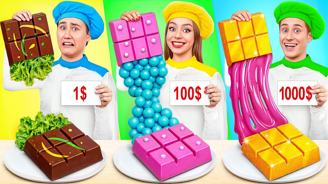 1$ vs 100$ vs 1000$ Кулинарный Челлендж | Битвы с Едой от Multi DO Challenge