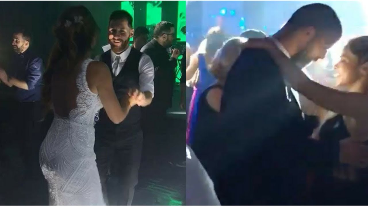 MESSI BAILANDO EN SU BODA + PIQUE NO SABE BAILAR