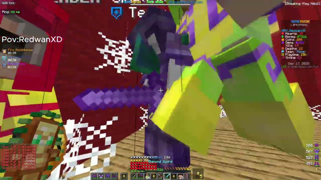 Raze vs Lannisters Netherite Pot Montage | Minecraft 1.21+