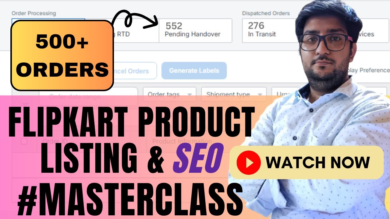500+ Organic Orders: Flipkart SEO Product Listing Masterclass